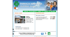 Desktop Screenshot of farmaciavaldonega.it